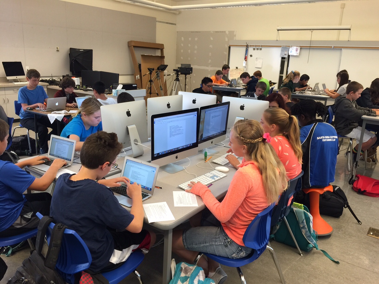 LRNG Petaluma Student Reporting Class